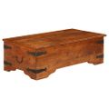 vidaXL Konferenčný stolík, akáciový masív, medový náter 110x55x35 cm