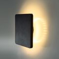 Modee LED čierna štvorcová nástenná lampa 6W 800lm neutrálna biela (ML-LWL0016)