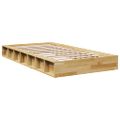 vidaXL Posteľný rám bez matraca 80x200 cm dub z masívneho dreva