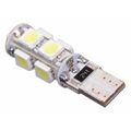 Žiarovka 9 SMD LED 12V T10 s rezistorom CAN-BUS ready biela