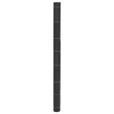 vidaXL Membrána proti burine čierna 1,5 x 100 m PP