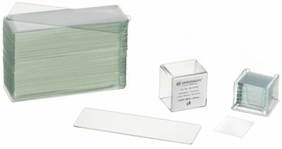 Prázdne podložné sklíčka/krycie sklíčka Bresser 50/100
