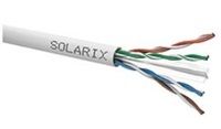 Solarix - instalačný kábel UTP, Cat6, drôt, PVC, cievka 500m