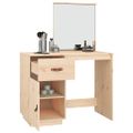 vidaXL Toaletný stolík 95x50x134 cm masívne borovicové drevo