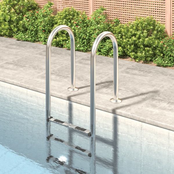 vidaXL Bazénový rebrík 54x38x158 cm 304 nehrdzavejúca oceľ