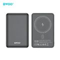 BWOO P82 BO 10000mah 15w externá batéria bezdrôtové nabíjanie tmavošedá