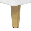 vidaXL Ottoman s Úložným Priestorom Biely 40 x 40 x 45 cm Umelá koža