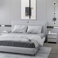 vidaXL Nočné stolíky 2ks betónovo sivé 45x34,5x44,5cm kompozitné drevo