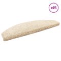 vidaXL Samolepiace schodové rohože 15 ks 80 x 24,5 x 3,5 cm