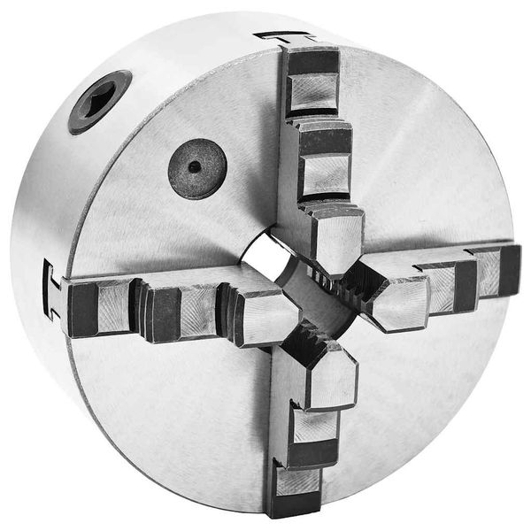 vidaXL 4-čeľusťové samostrediace skľučovadlo na sústruh 160 mm oceľové K12 160
