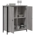 vidaXL Komoda sivá sonoma 70x30x80 cm kompozitné drevo