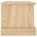 vidaXL Úložný box, dub sonoma, 50x30x28 cm, technické drevo
