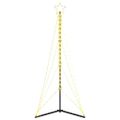 vidaXL LED vianočný stromček 363 LED teplá biela 182 cm