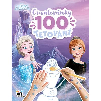 Omaľovánky a 100 tetovaní Ľadové kráľovstvo