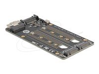 SFF-8654 8i to 2 x M.2 Key M NVMe SSD Co
