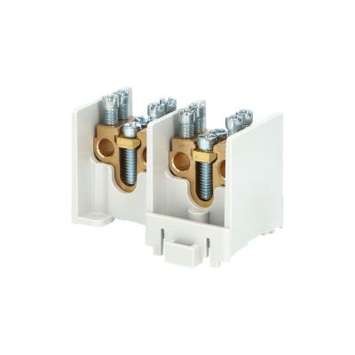 Svorkovnica stupňovitá HAK/2/25, nekrytá, 80A, 2pól., každý pól 1x25mm2 a 2x16mm2, na DIN