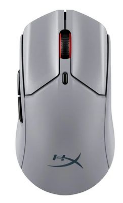 HyperX Pulsefire Haste 2 Pre/Herná/Optická/Pre pravákov/26 000 DPI/USB+BT/Sivá