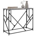 vidaXL Konzolový stolík sivý sonoma 100x40x80 cm kompozitné drevo