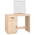 vidaXL Toaletný stolík 95x50x134 cm masívne borovicové drevo