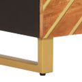 vidaXL Nočný stolík hnedo-čierny 50x33x60 cm masívne mango