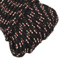 vidaXL Lodné lano čierne 4 mm 25 m polypropylén