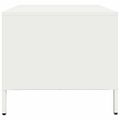 vidaXL TV skrinka biela 68x50x43,5 cm oceľ valcovaná za studena