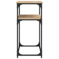 vidaXL Konzolový stolík dub sonoma 100x35,5x75 cm kompozitné drevo