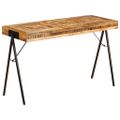 vidaXL Písací stôl 118x50x75 cm masívne mangovníkové drevo
