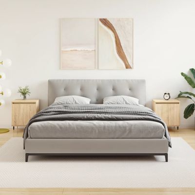 vidaXL Nočné skrinky 2 ks dub sonoma 40x30x50 cm kompozitné drevo