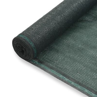 vidaXL Zástena na tenisový kurt, HDPE 1,8x25 m, zelená