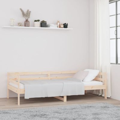 vidaXL Denná posteľ s matracom 80x200 cm masívna borovica