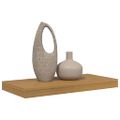 vidaXL Stenná polica Nástenná montáž Béžová 50 x 23,5 x 3,8 cm