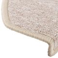 vidaXL Schodové rohože 5 ks 65x24x4 cm béžové, polkruhové, veľké