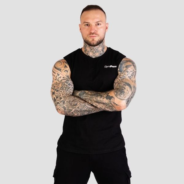 Tielko TRN Black - GymBeam, veľkosť M, veľkosť oblečenia M