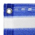 vidaXL Balkónová markíza modrá a biela 90x500 cm HDPE