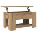 vidaXL Konferenčný stolík Artisan Dub 79x49x41 cm Upravené drevo