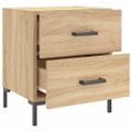 vidaXL Nočný stolík dub sonoma 40x35x47,5 cm kompozitné drevo