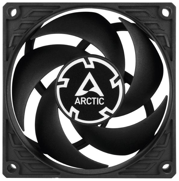 ARCTIC P8 PWM PST Case Fan - 80mm case fan with PWM control and PST cable Ventilátor, 80mm, FDB ložisko, 4pin PWM, PST, výška 25mm, čierny