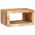 vidaXL Nočný stolík 2 ks Hnedá 45 x 30 x 24 cm Masívne mango drevo