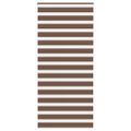 vidaXL Zebra roleta hnedá 100x230 cm šírka látky 95,9 cm polyester