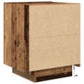 vidaXL Nočný stolík 2 ks Staré drevo 45 x 40 x 55 cm Kompozitné drevo