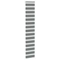 vidaXL Zebrová roleta tmavosivá 50x230 cm šírka látky 45,9 cm polyester