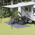 vidaXL Koberec do stanu Modrá a šedá 400 x 200 cm Polyetylén