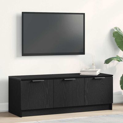 vidaXL TV skrinka Čierny dub 102 x 35 x 36,5 cm Kompozitné drevo