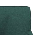 vidaXL Pufa s sukňou 3 ks Tmavozelená látka 91 x 157 x 91 cm