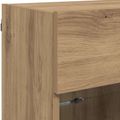 vidaXL TV nástenná skriňa 98,5 x 30 x 60,5 cm Remeselný dub