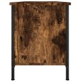 vidaXL TV skrinka s dvierkami dymový dub 102x35x45 cm kompozitné drevo