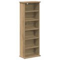 vidaXL CD Skrinka Dub artisan 60 x 17 x 92 cm Kompozitné drevo
