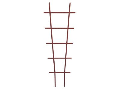 Podpera rastlín DRAP tmavo hnedá 67cm