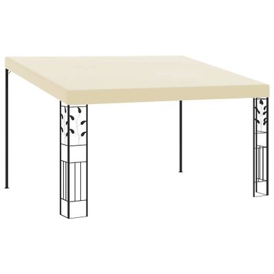 vidaXL Nástenný altánok krémový 4x3x2,5 m